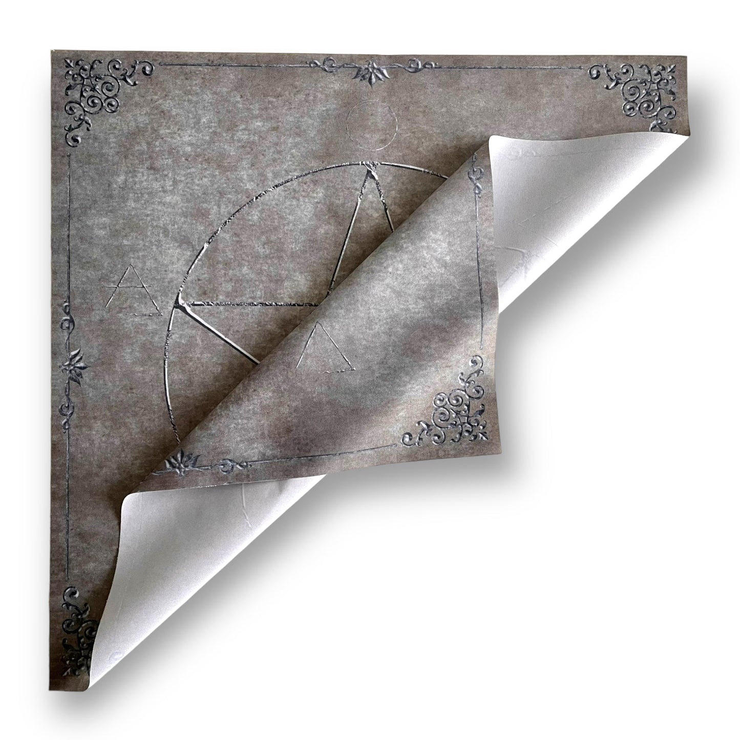 Lenormand & Tarot Cloth / Witch Elements Stone