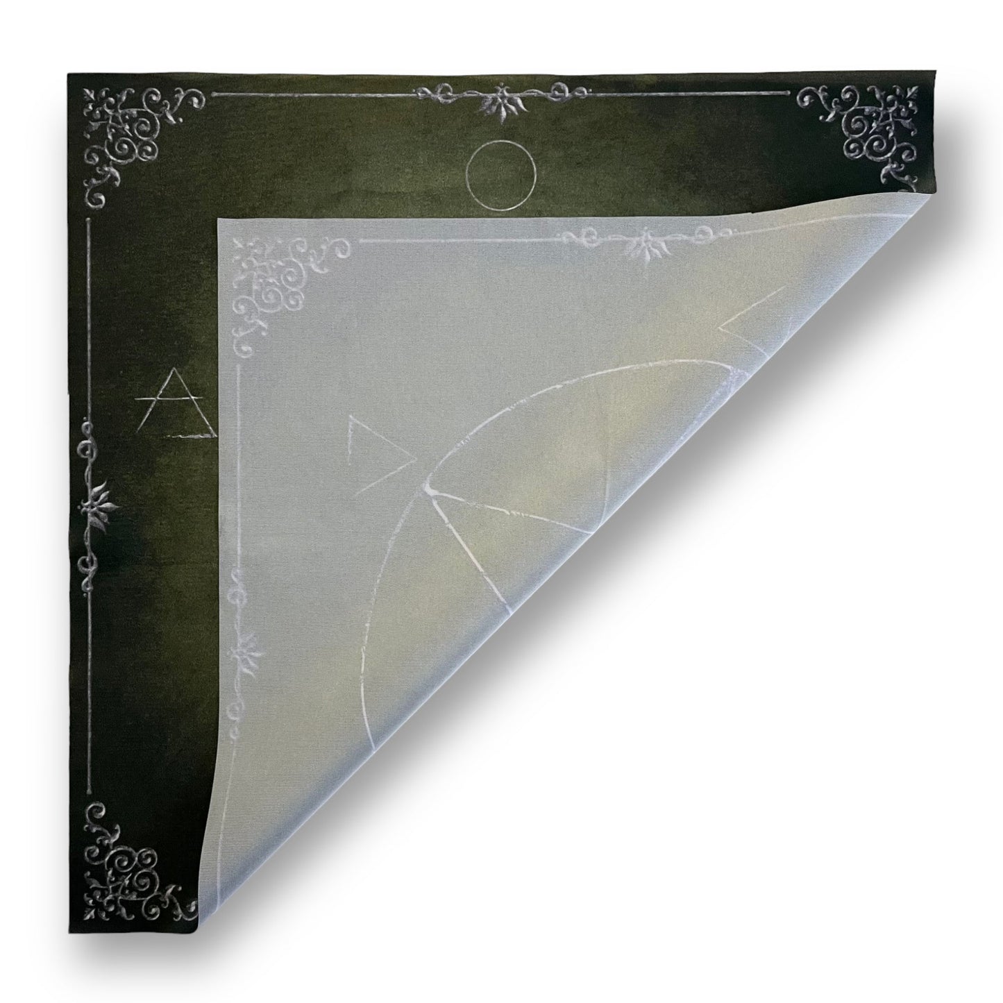 Lenormand & Tarot Cloth / Witch Elements Antique Green