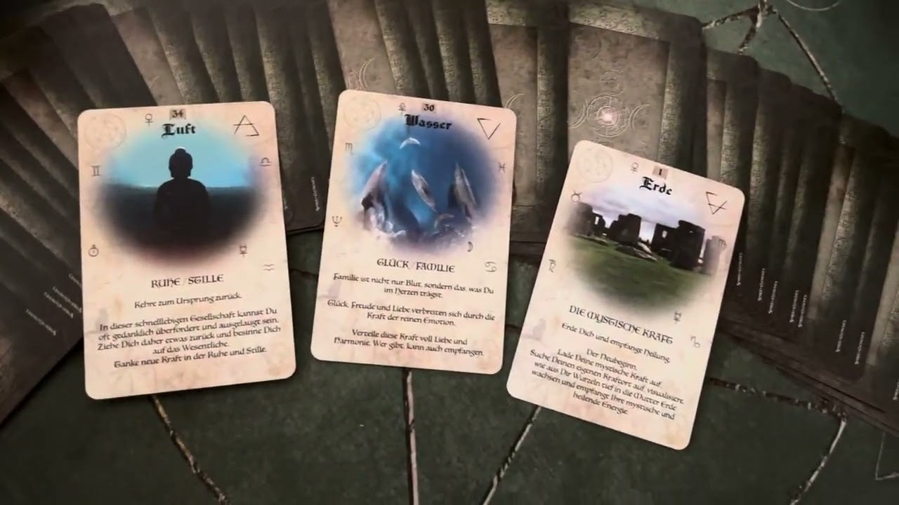 Oracle cards Spirit Vintage Witch Symbolic