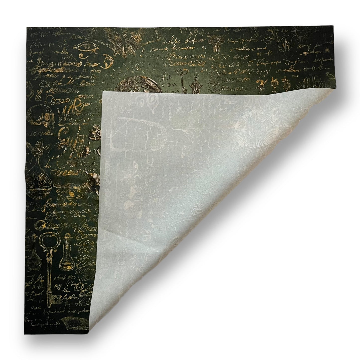 Lenormand / Tarot Cloth Alchemy Antique Green