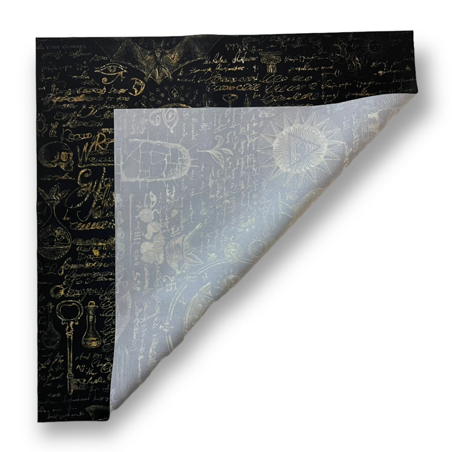 Lenormand / Tarot Cloth Alchemy Antique Black