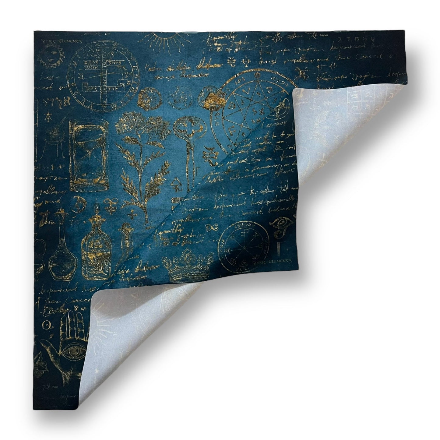 Lenormand / Tarot Tuch Hexenküche Elements Antique Ocean