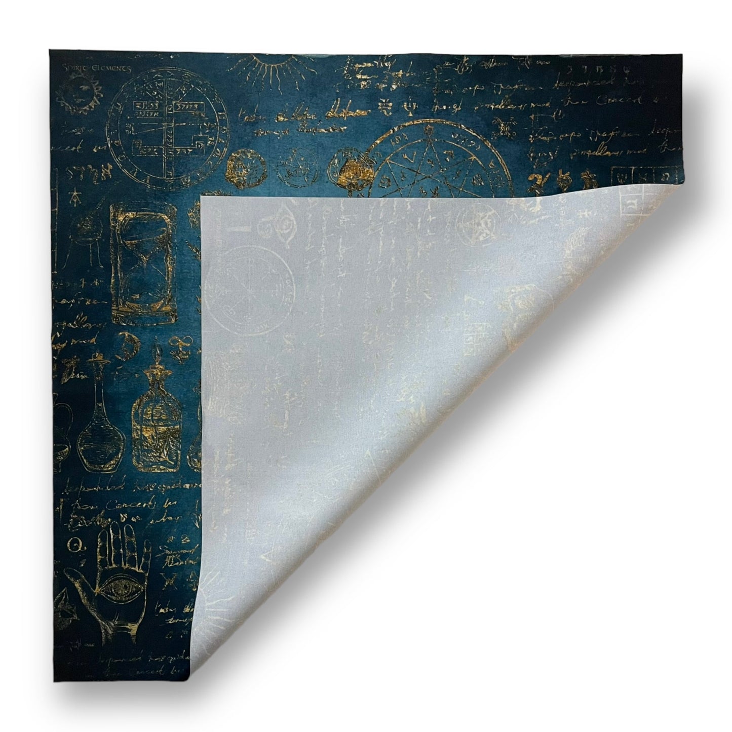 Lenormand / Tarot Tuch Hexenküche Elements Antique Ocean
