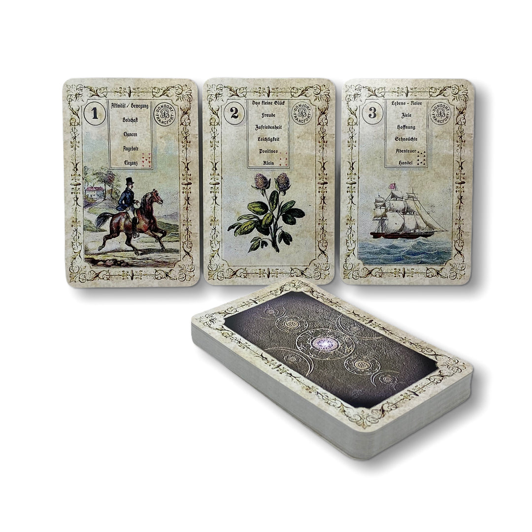 Lenormand cards Dondorf / Fleur de Lille 1910