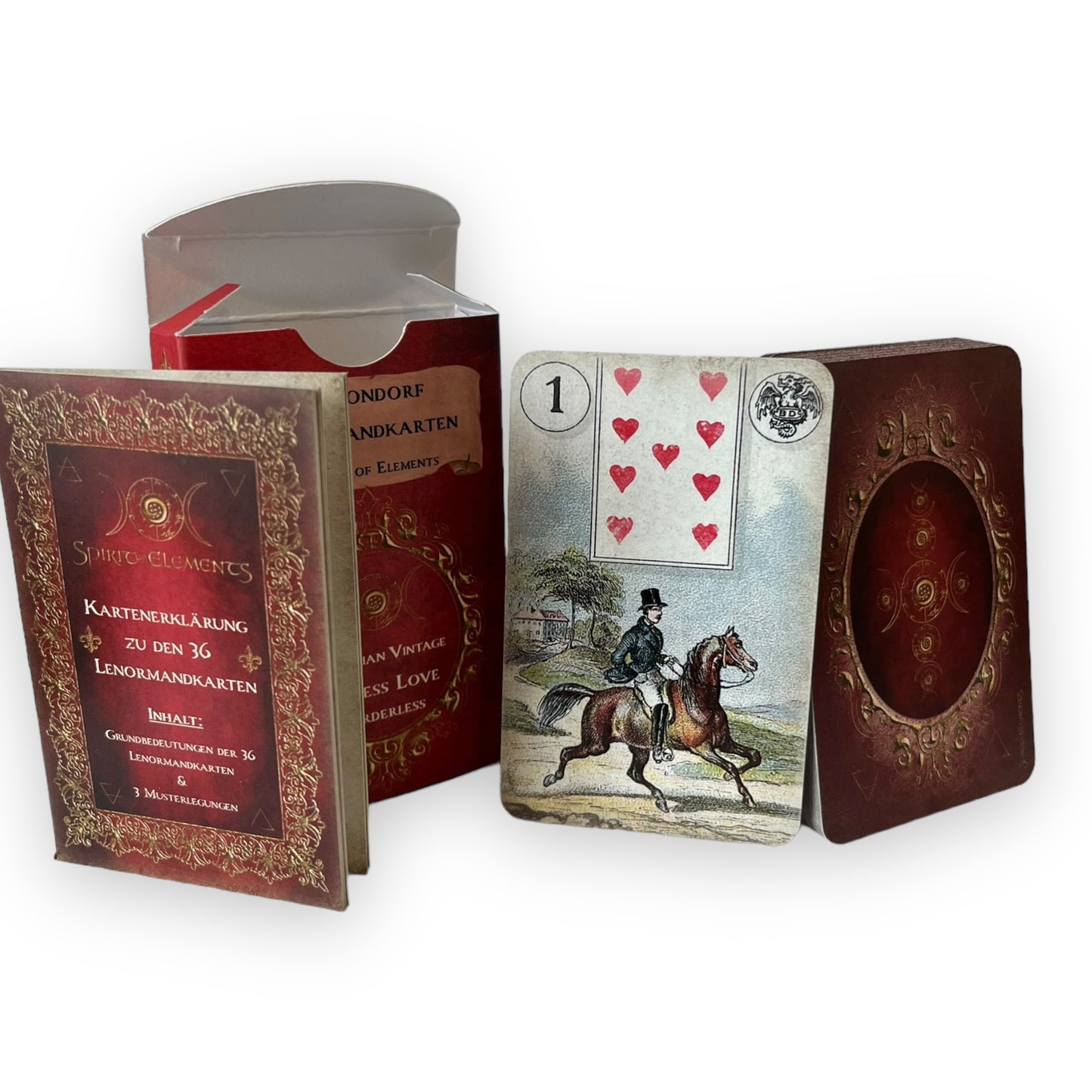 Lenormandkarten Dondorf Endless Love Borderless Viktorian Vintage