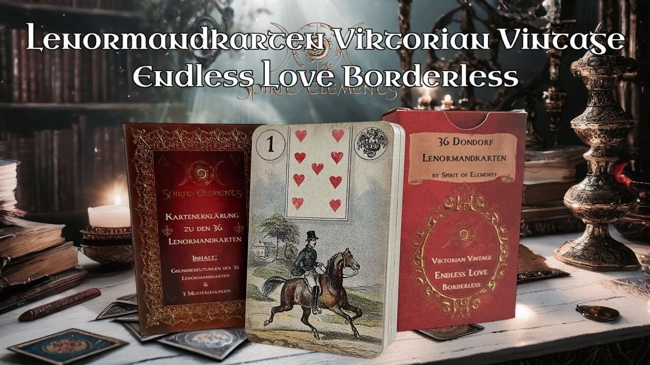 Lenormandkarten Dondorf Endless Love Borderless Viktorian Vintage