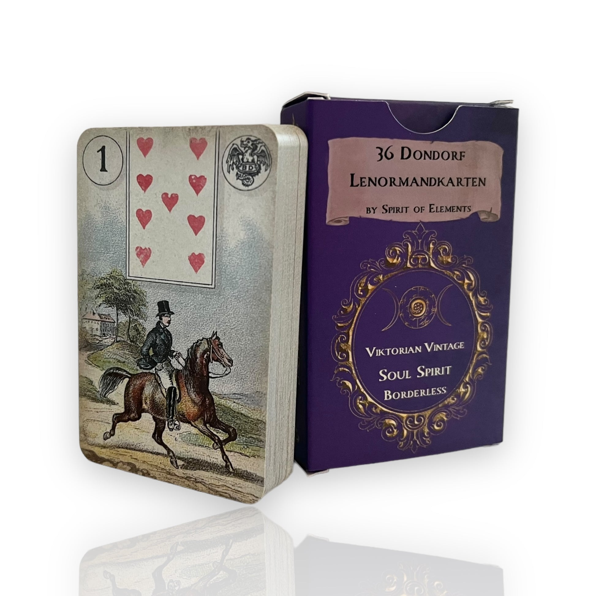 Lenormandkarten Dondorf Soul Spirit Borderless Viktorian Vintage