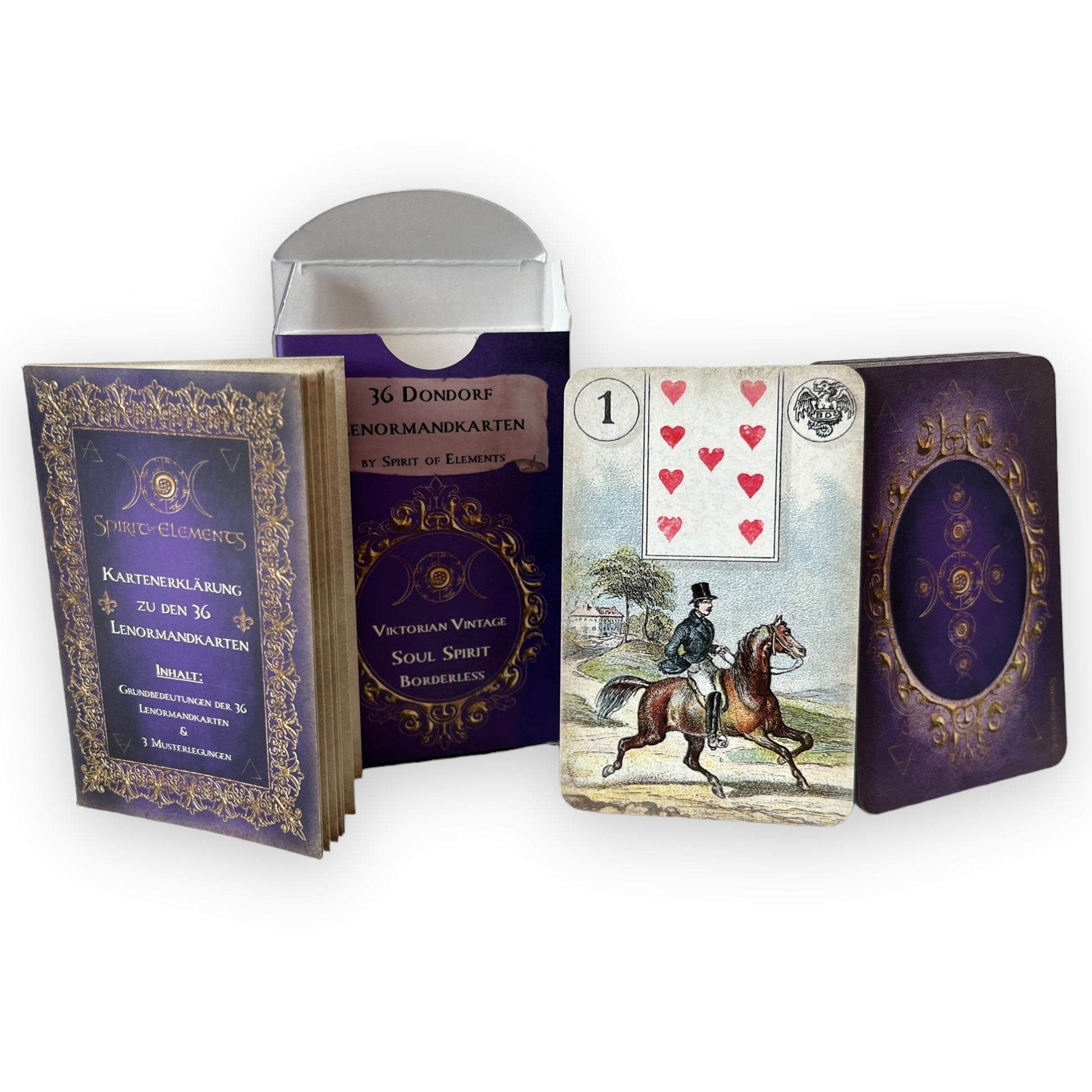 Lenormandkarten Dondorf Soul Spirit Borderless Viktorian Vintage