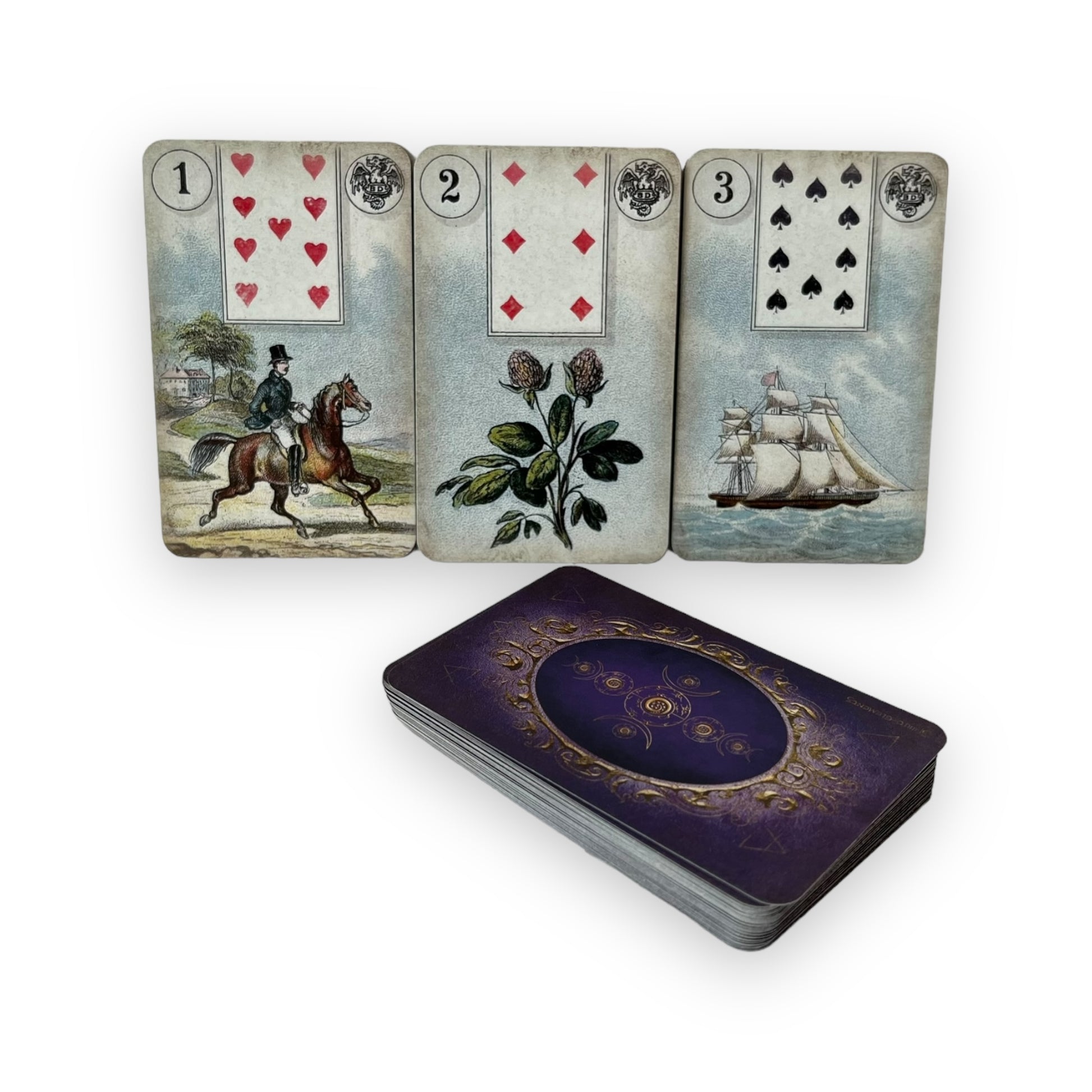 Lenormandkarten Dondorf Soul Spirit Borderless Viktorian Vintage Karten
