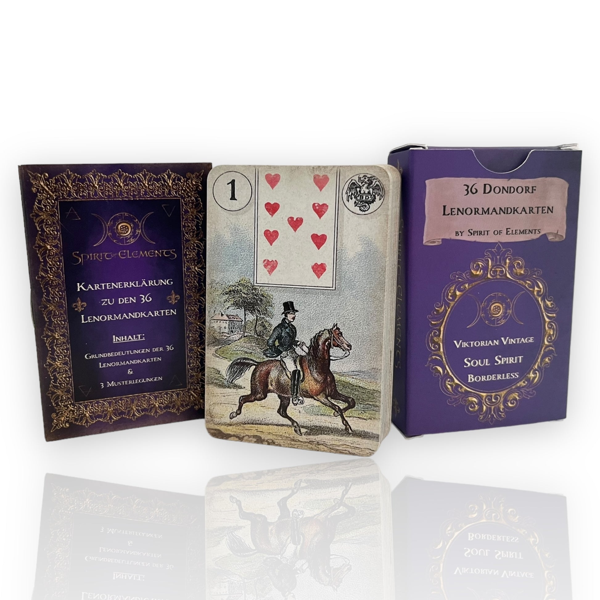 Lenormandkarten Dondorf Soul Spirit Borderless Viktorian Vintage