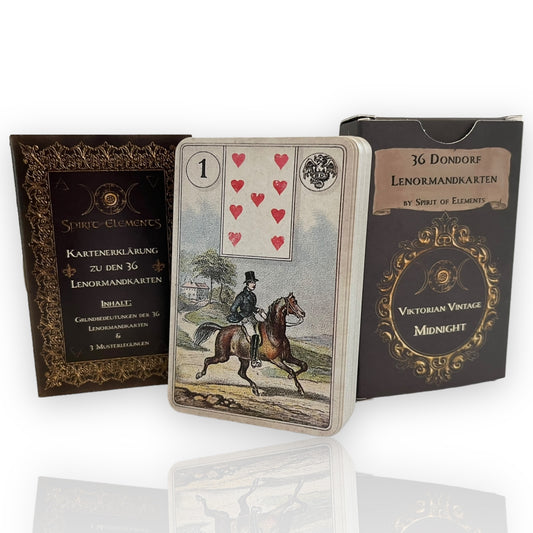 Lenormandkarten Dondorf Midnight Viktorian Vintage