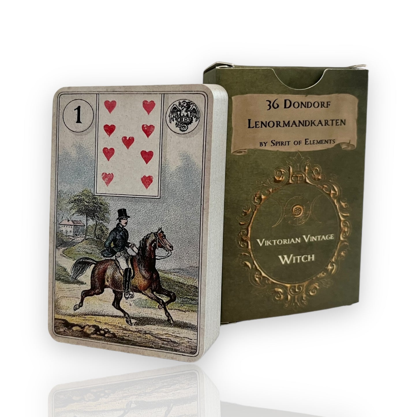 Lenormandkarten Dondorf Witch Viktorian Vintage