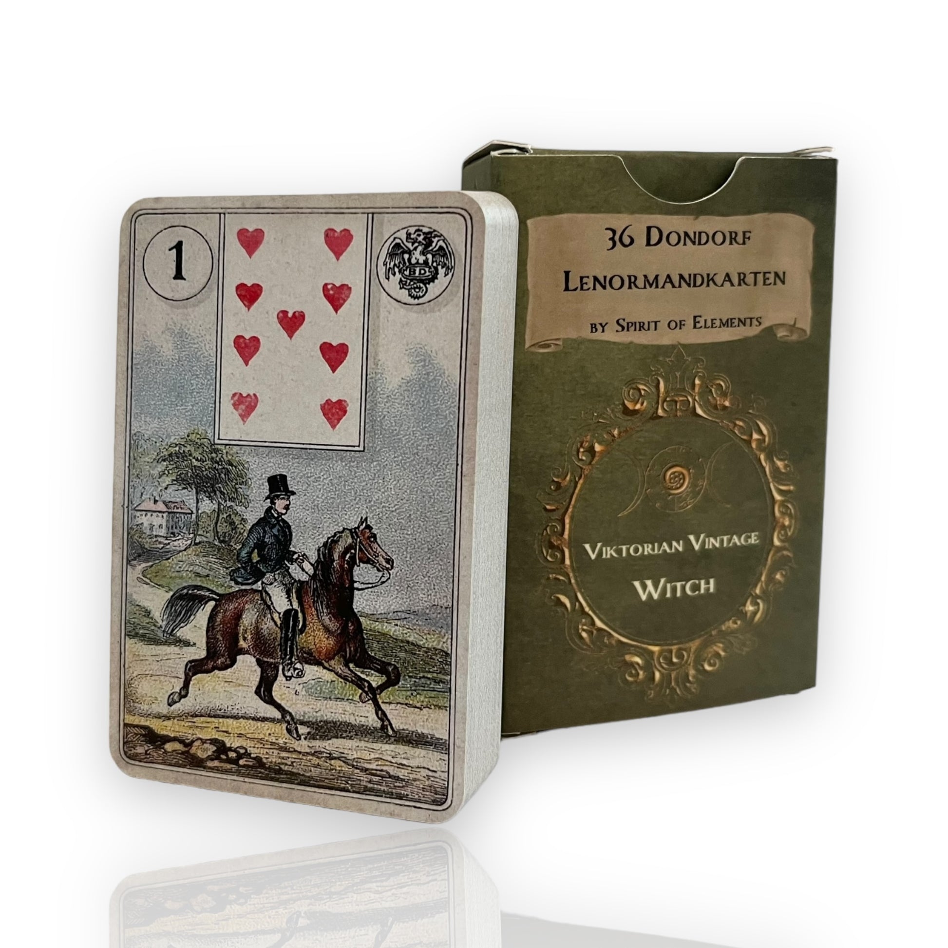 Lenormandkarten Dondorf Witch Viktorian Vintage