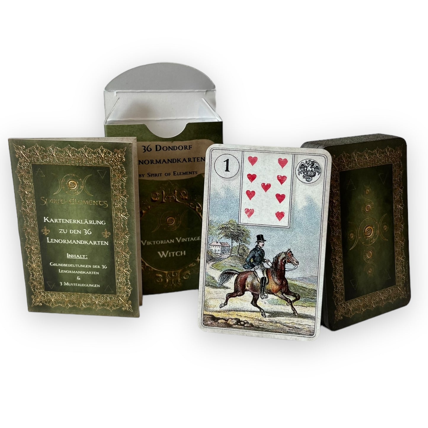 Lenormandkarten Dondorf Witch Viktorian Vintage