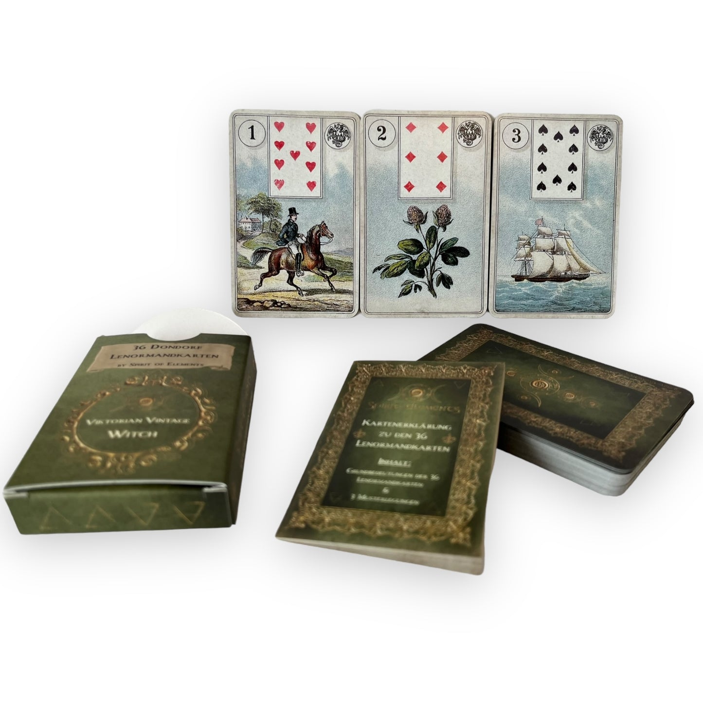 Lenormandkarten Dondorf Witch Viktorian Vintage