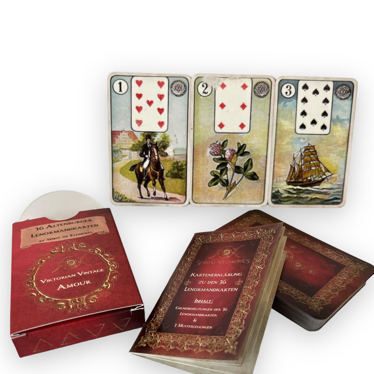 Lenormandkarten Altenburger Viktorian Vintage Amour