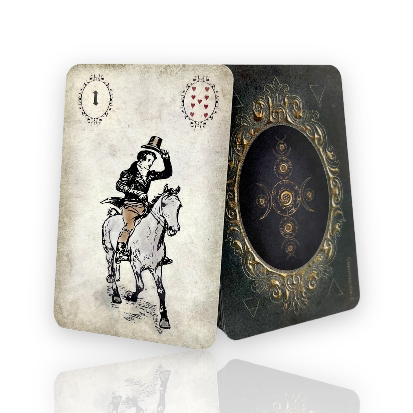 Lenormandkarten Epic Viktorian Vintage Witch Midnight