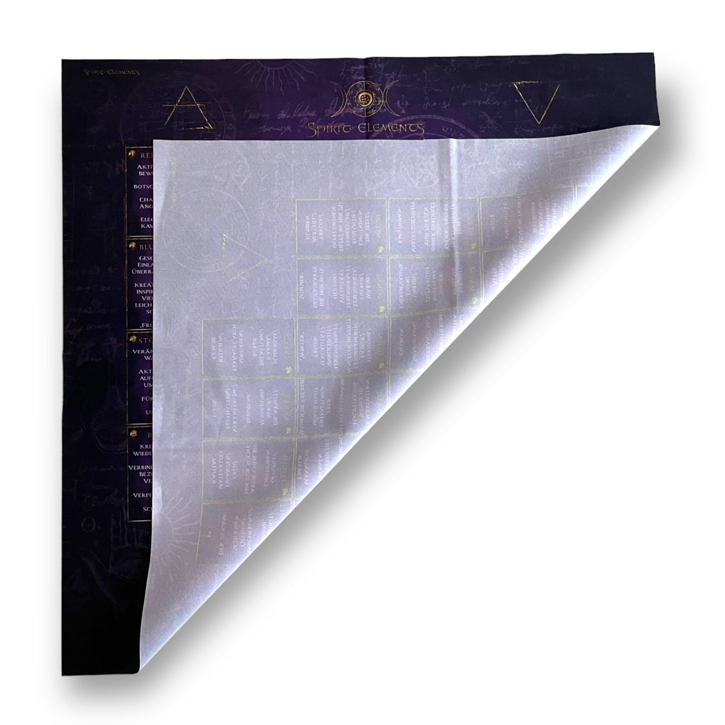 Modèle de maison Lenormand - Éléments de tissu / Violet antique