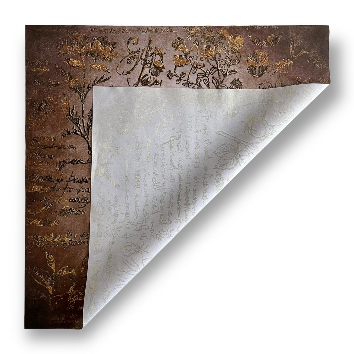 Lenormand / Tarot Cloth Herbal Witch Beige-Brown