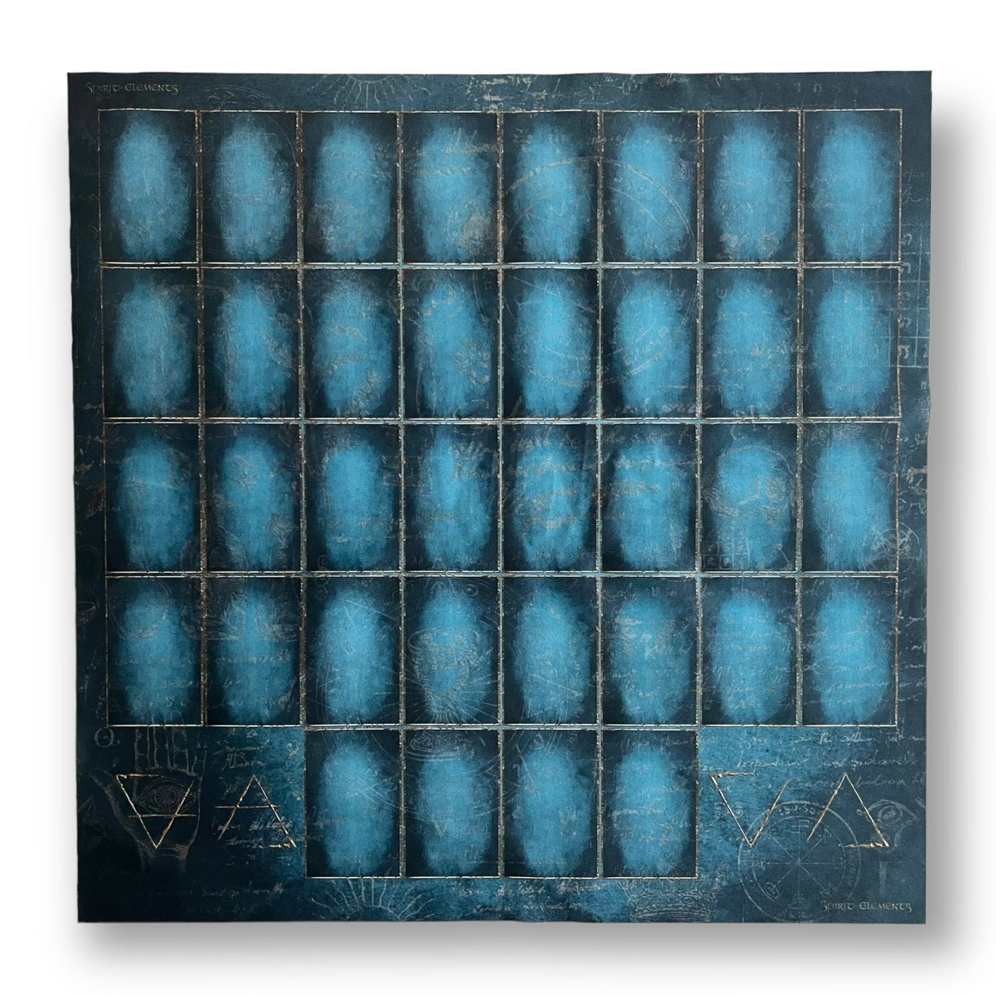 Lenormand Template Cloth Elements 52x52 cm / Ocean Dream Antique