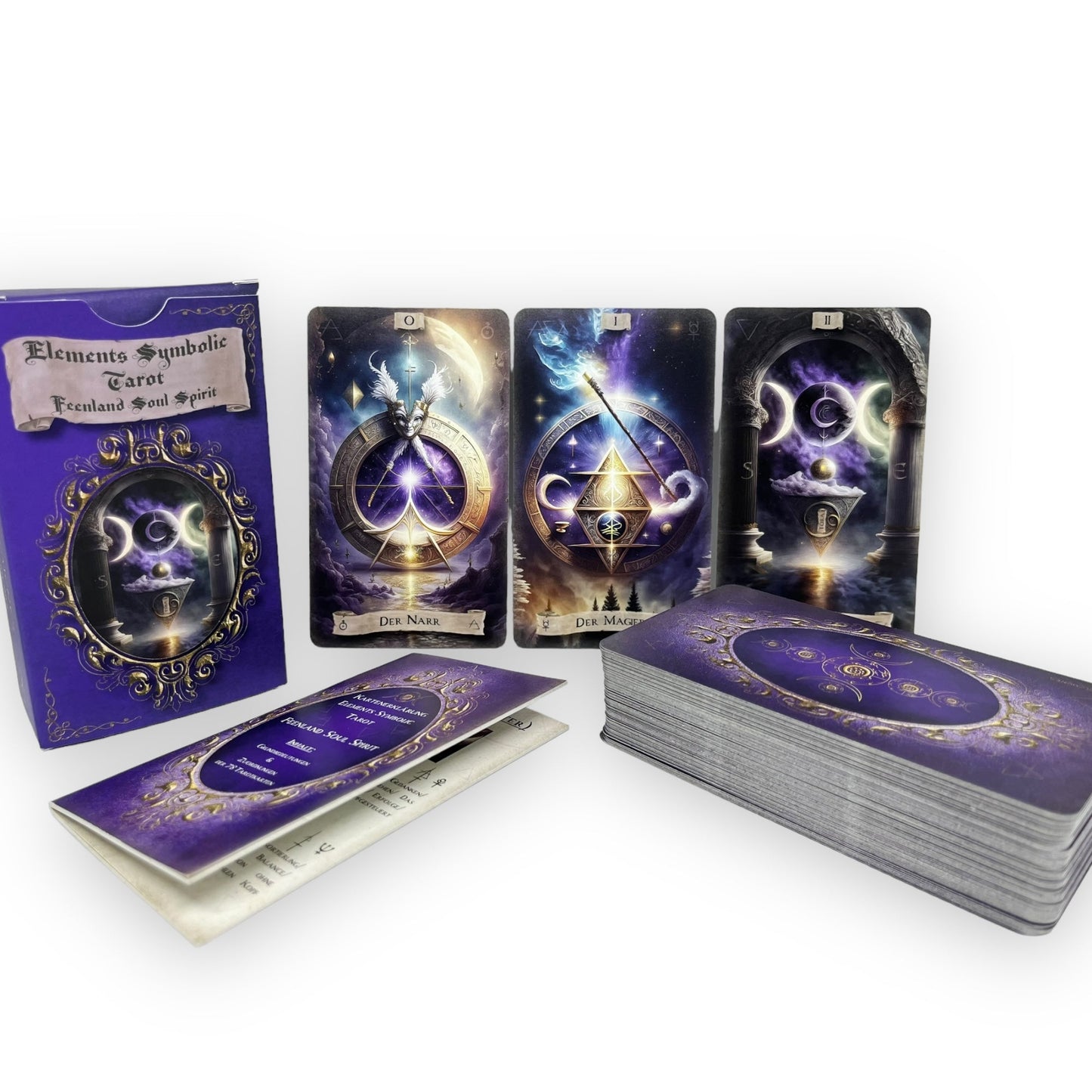 Tarotkarten Elements Symbolic Feenland Soul Spirit