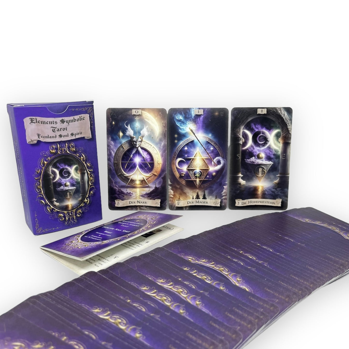 Tarotkarten Elements Symbolic Feenland Soul Spirit
