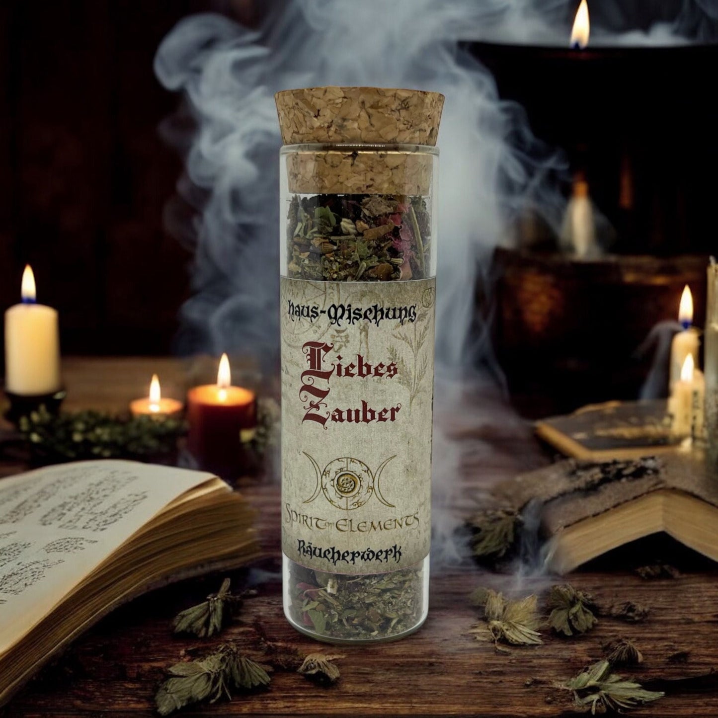 Mélange d'encens pour rituel d'amour – Amour, amour de soi et ouverture du cœur