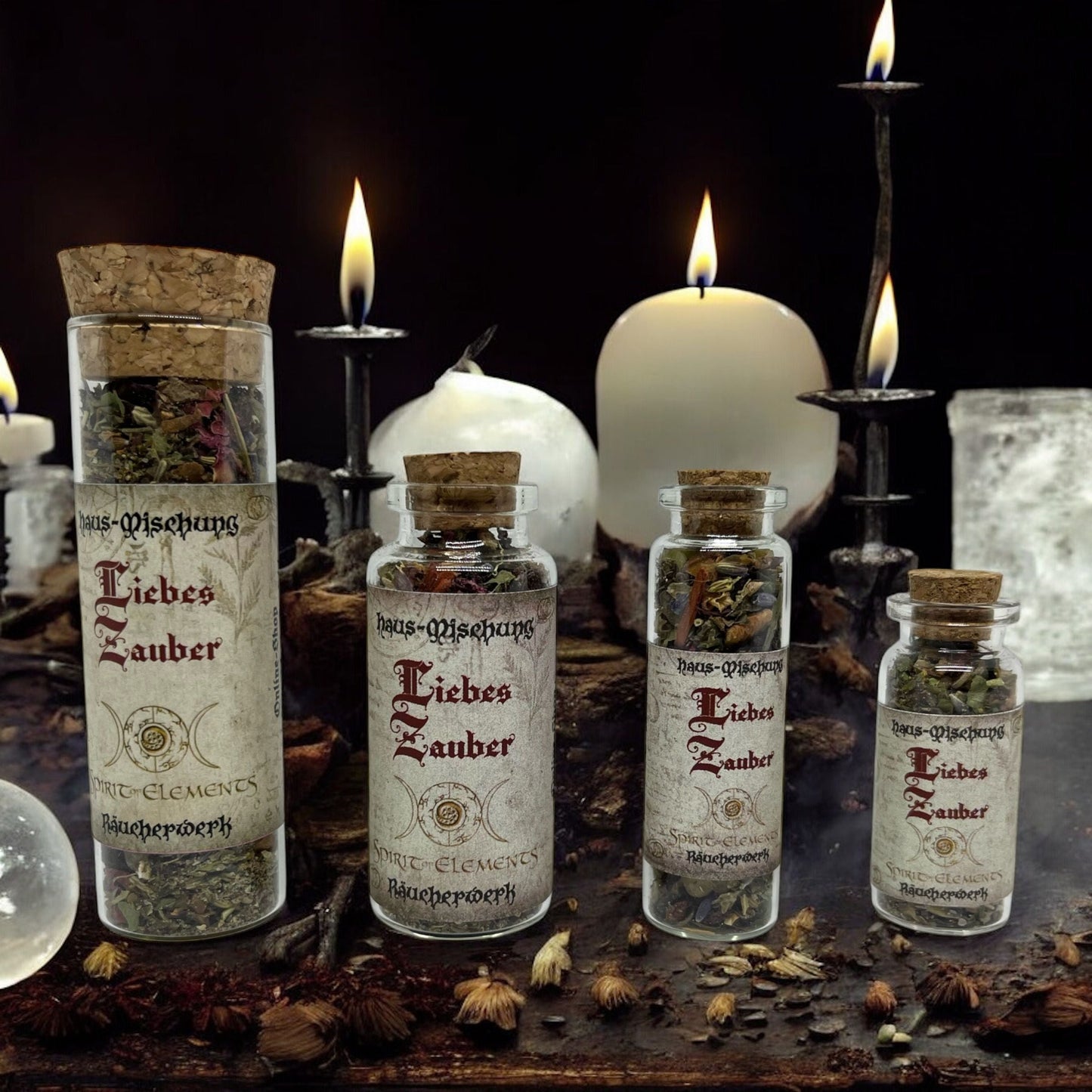 Mélange d'encens pour rituel d'amour – Amour, amour de soi et ouverture du cœur