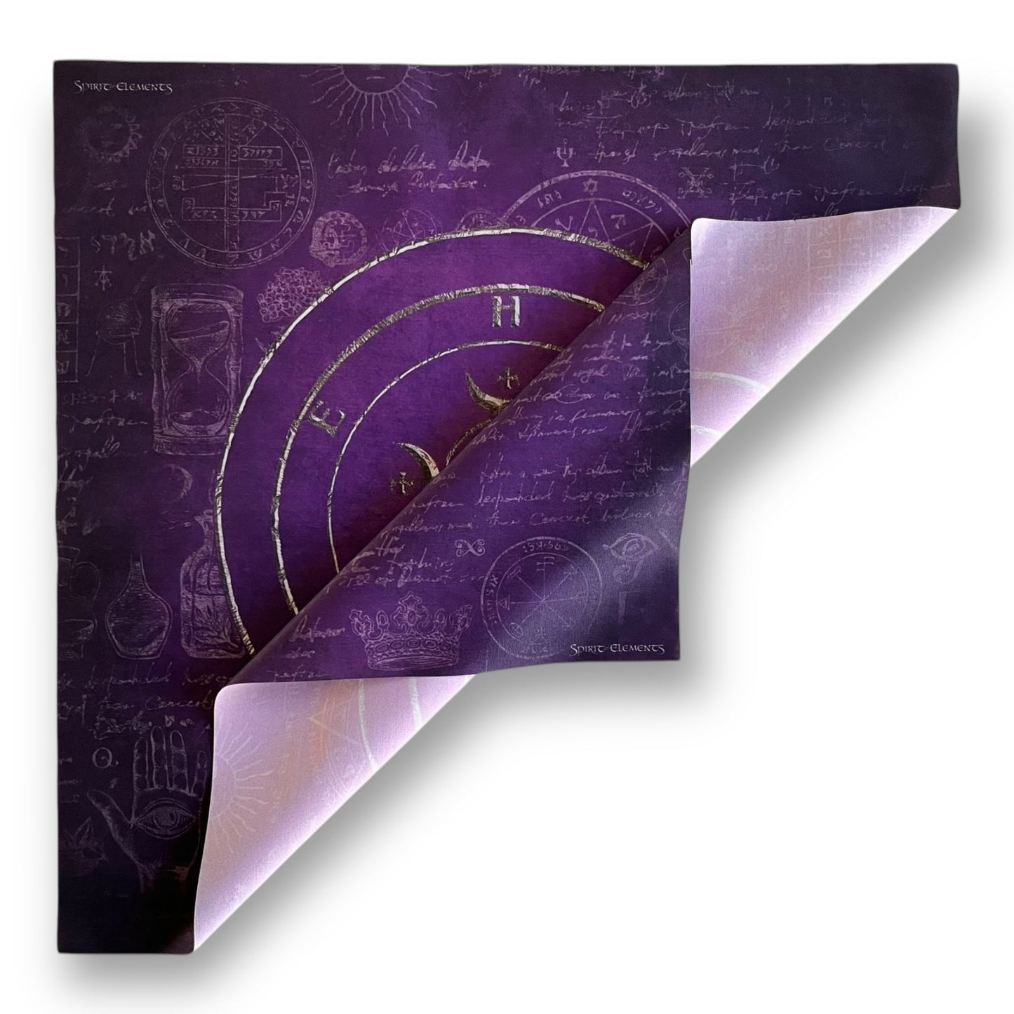Altar cloth / tarot cloth Hecate Violet