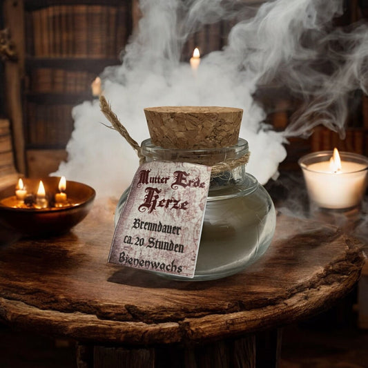 Magische Kerze im Glas "Mutter Erde"