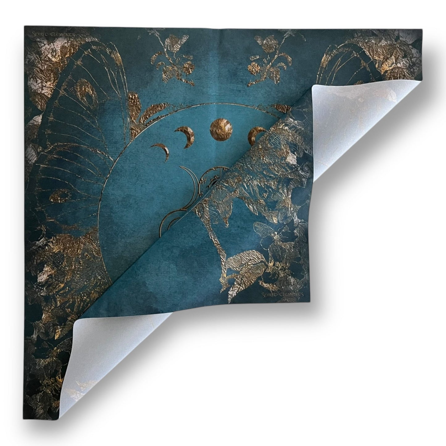 Tissu de Tarot Lenormand / Terre Mère Féerique