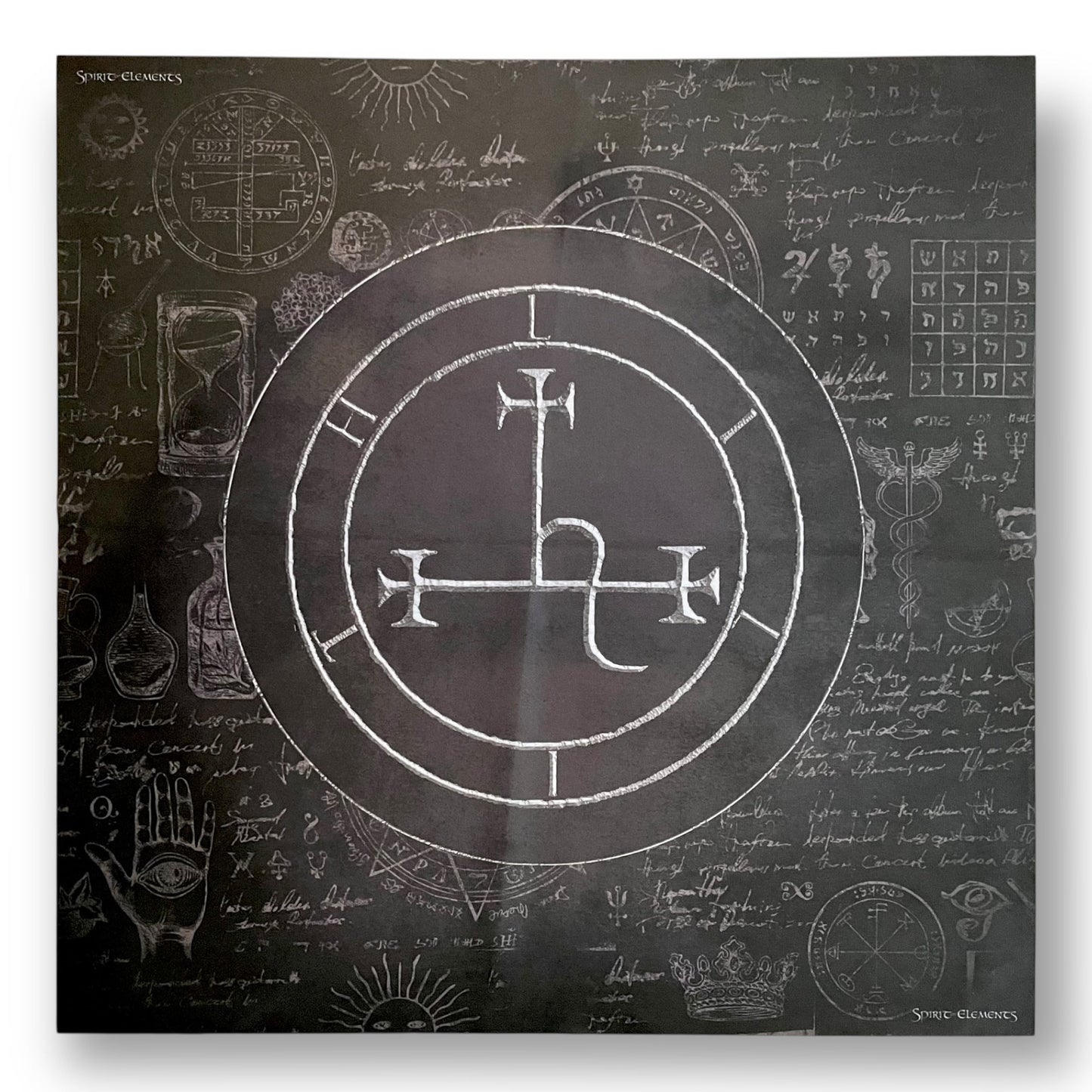 Altar cloth / Tarot cloth Lilith Black