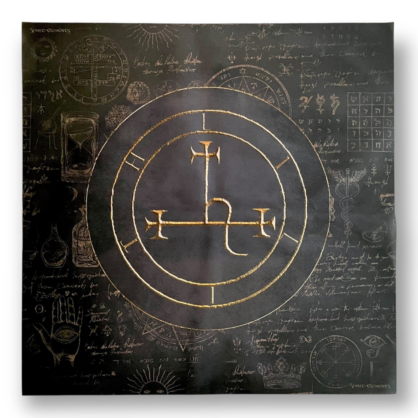 Altar cloth / Tarot cloth Lilith Black