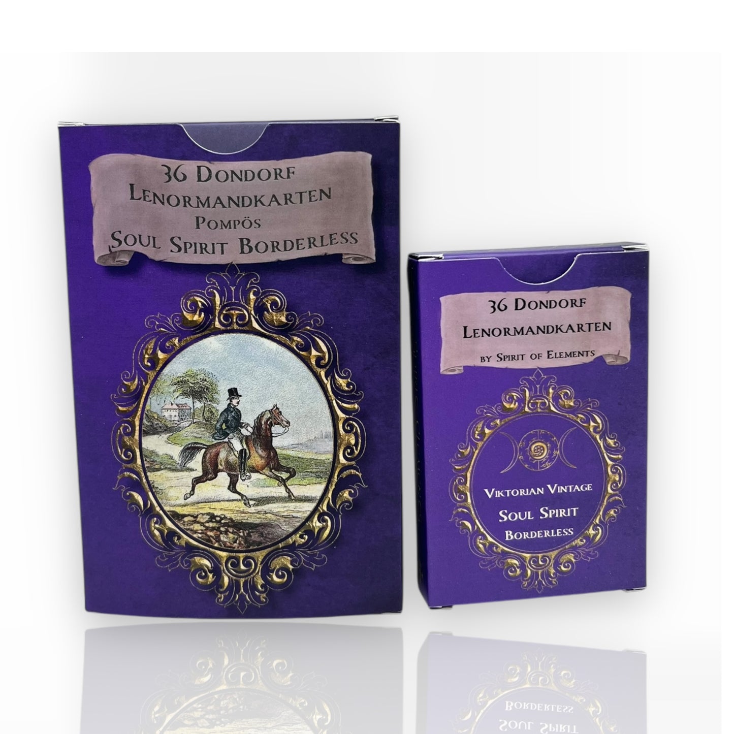 Lenormand cards Pompous Borderless - Soul Spirit