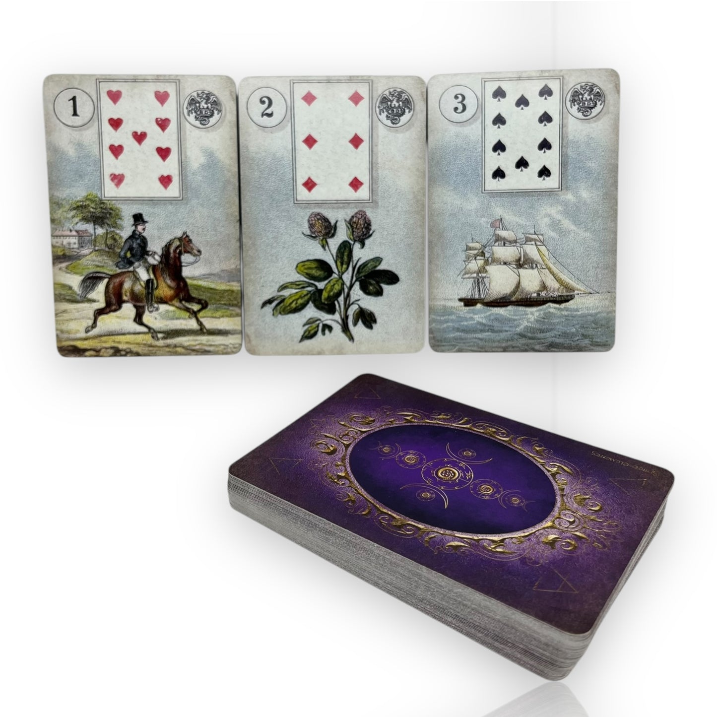 Lenormand cards Pompous Borderless - Soul Spirit