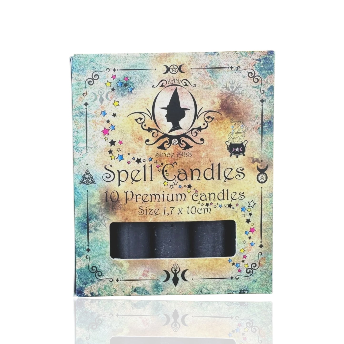 Ritual candles for candle magic - 1.7 x 10 cm - Set with all 11 colors 