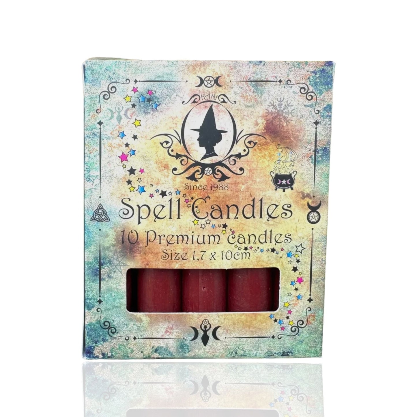 Ritual candles for candle magic - 1.7 x 10 cm - Set with all 11 colors 