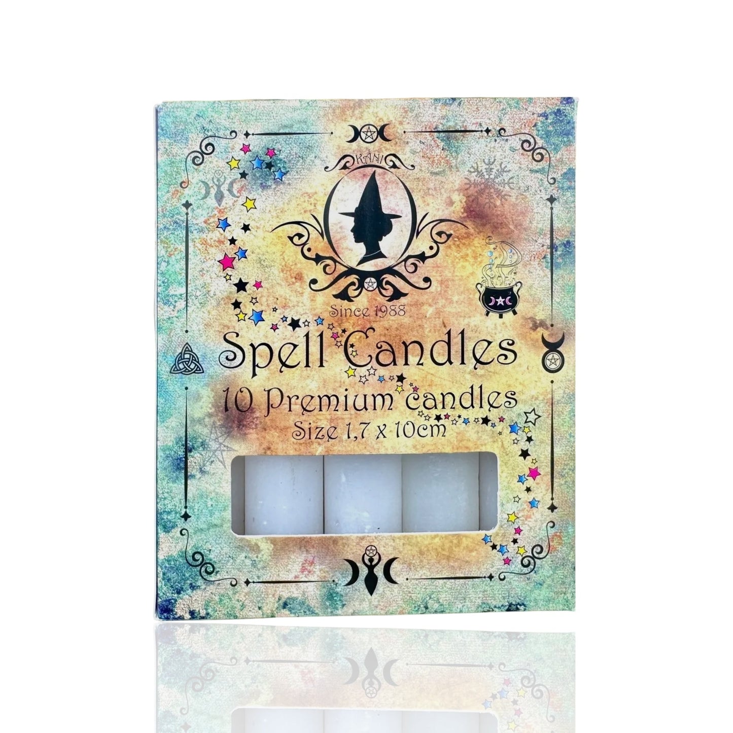 Ritual candles for candle magic - 1.7 x 10 cm - Set with all 11 colors 