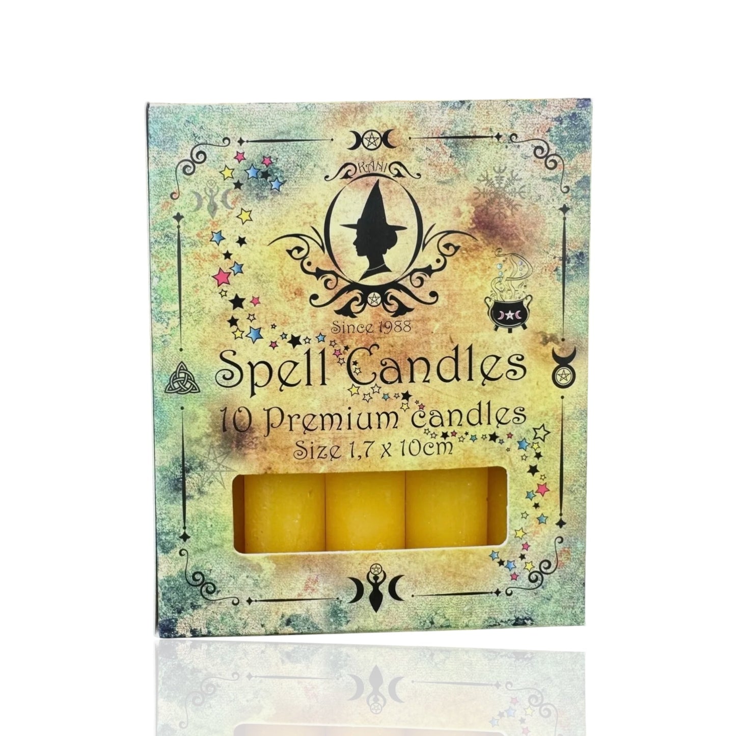 Ritual candles for candle magic - 1.7 x 10 cm - Set with all 11 colors 