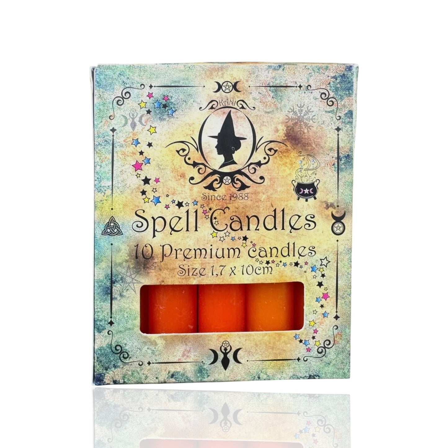 Ritual candles for candle magic - 1.7 x 10 cm - Set with all 11 colors 