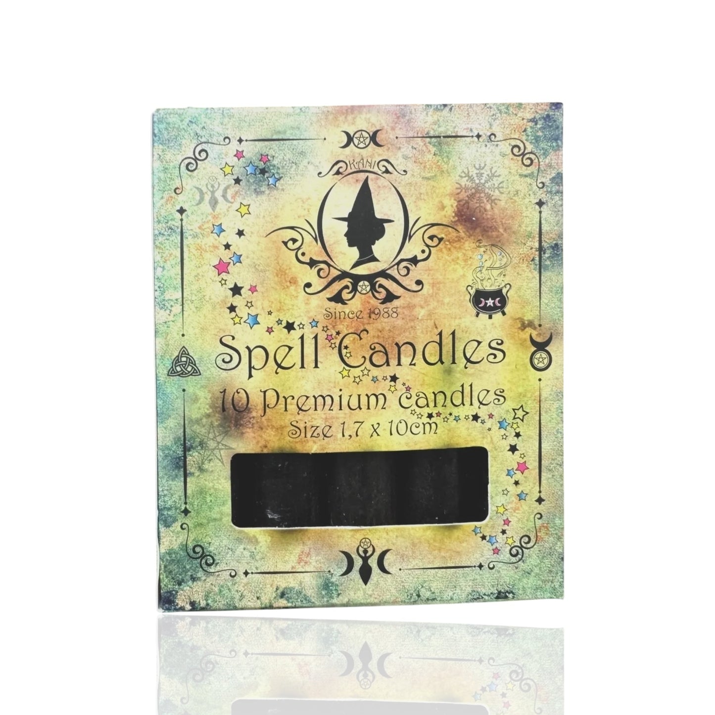 Ritual candles for candle magic - 1.7 x 10 cm - Set with all 11 colors 