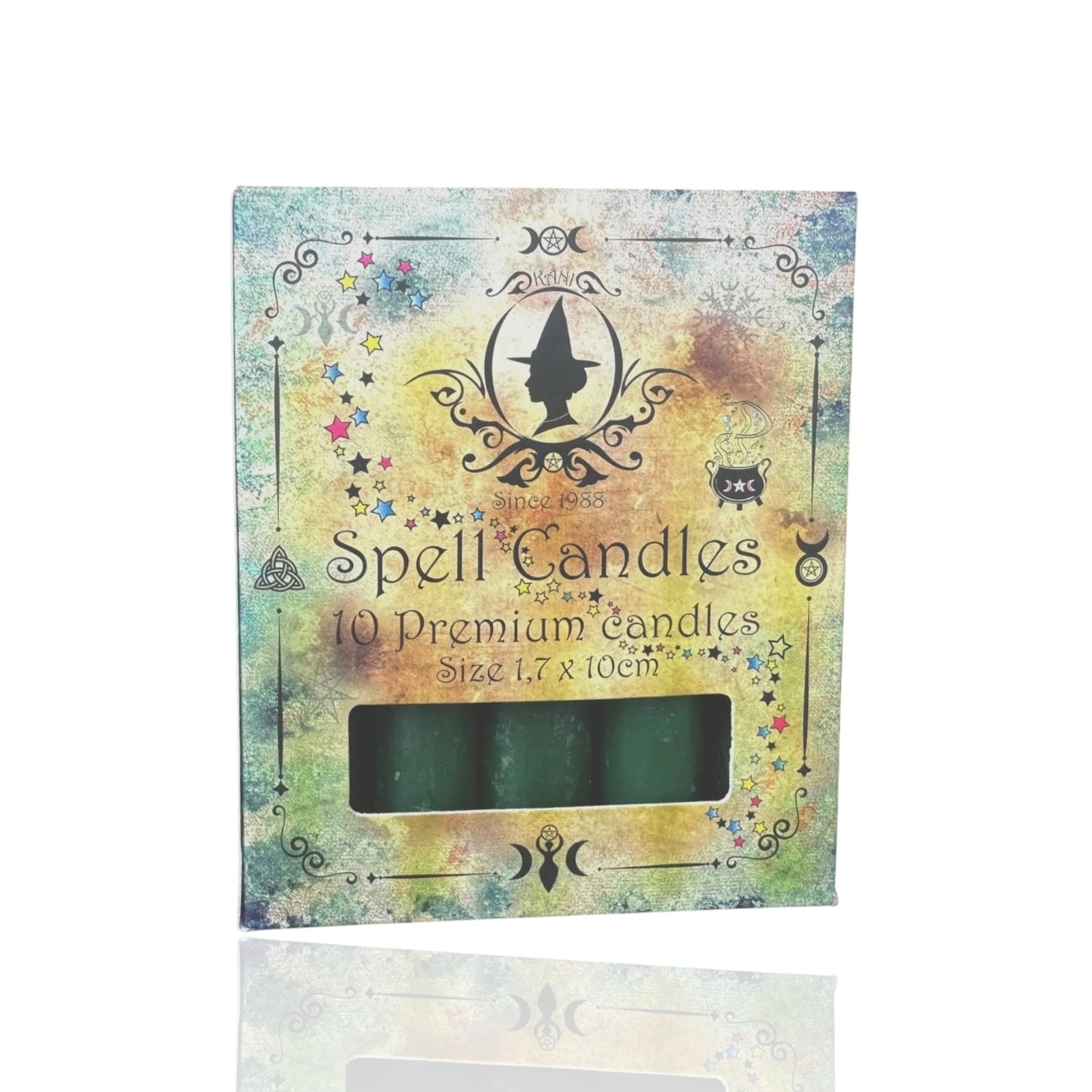 Ritual candles for candle magic - 1.7 x 10 cm - Set with all 11 colors 