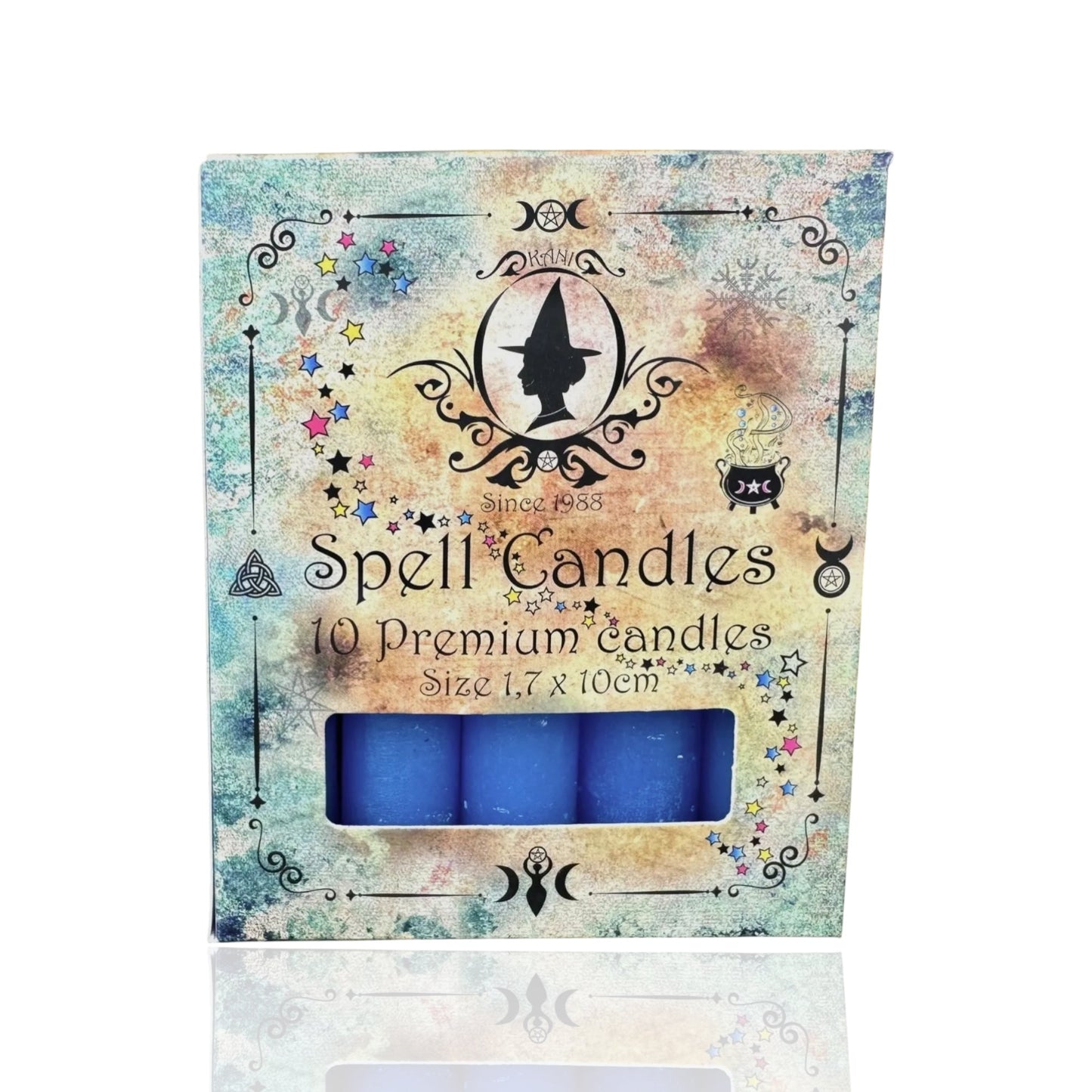 Ritual candles for candle magic - 1.7 x 10 cm - Set with all 11 colors 