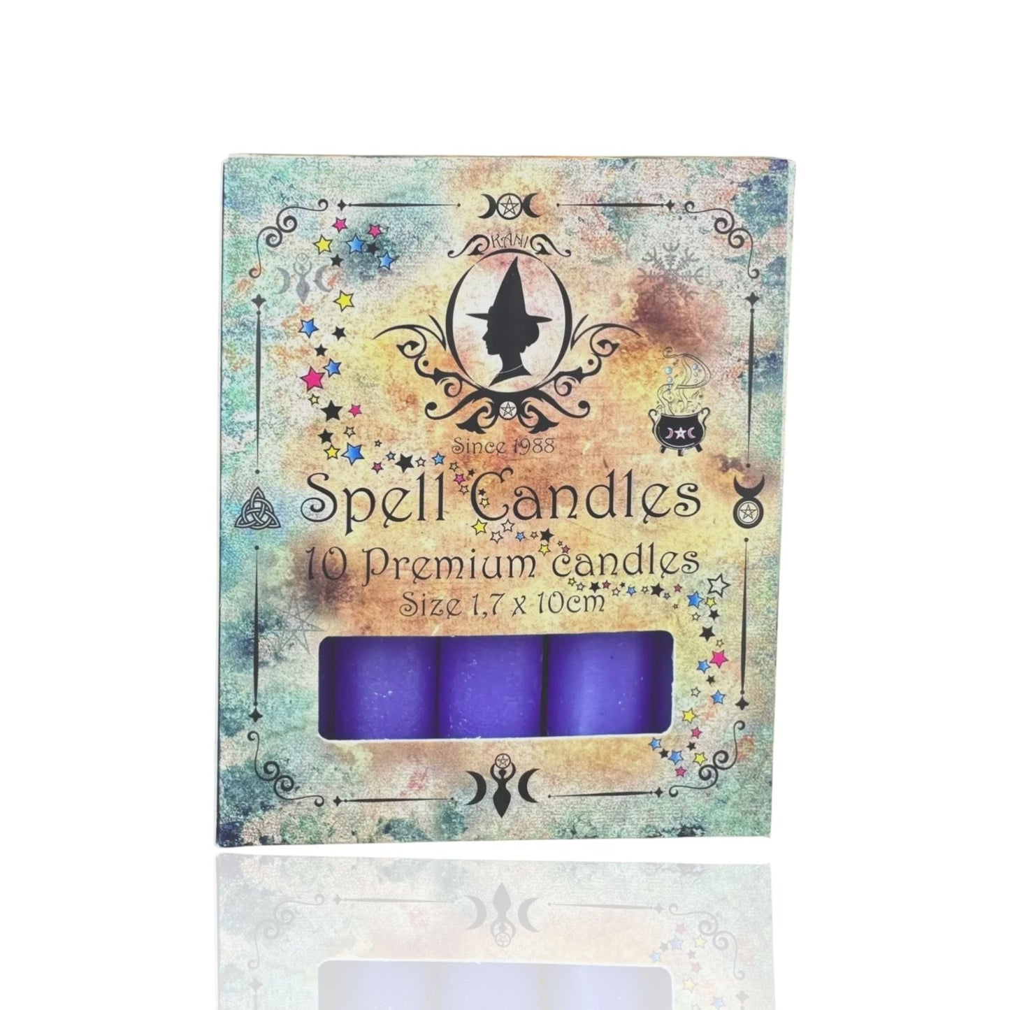 Ritual candles for candle magic - 1.7 x 10 cm - Set with all 11 colors 