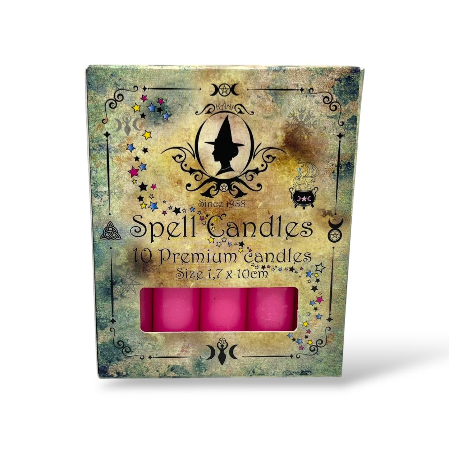 Bougies rituelles pour la magie des bougies - 1,7 x 10 cm Rose