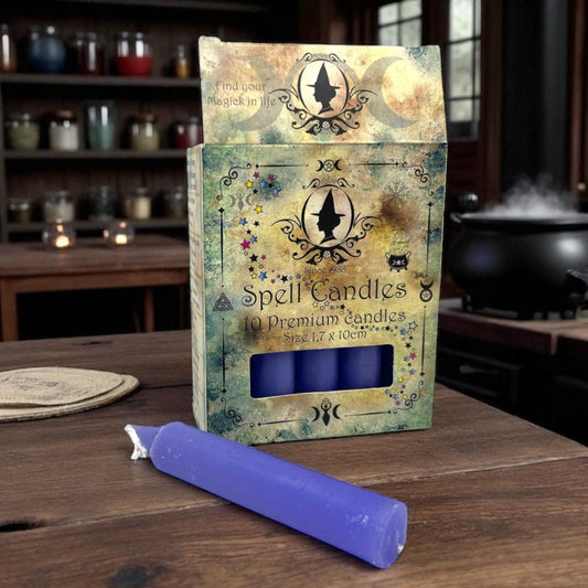 Ritualkerzen für Kerzenmagie - 1.7 x 10 cm Violett