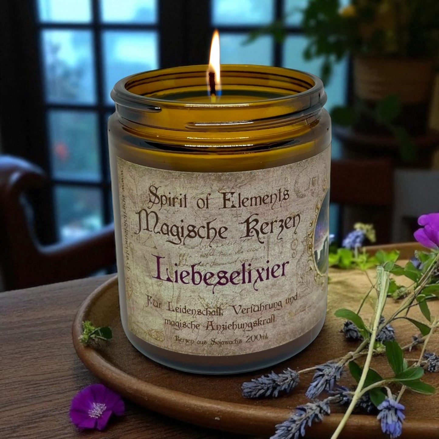 Bougie magique « Élixir d'amour » 