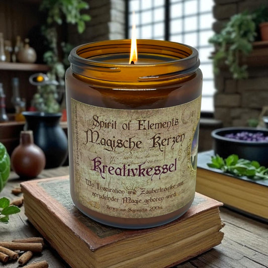 Magische Kerze „Kreativkessel“
