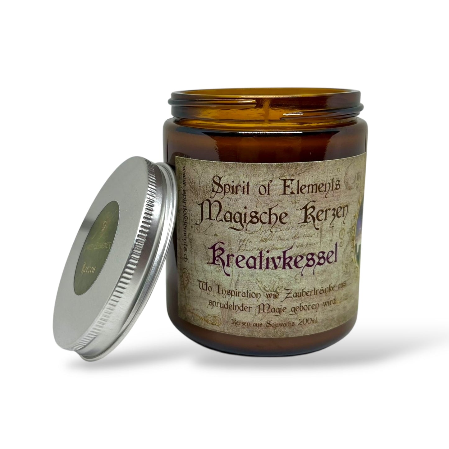 Magische Kerze „Kreativkessel“