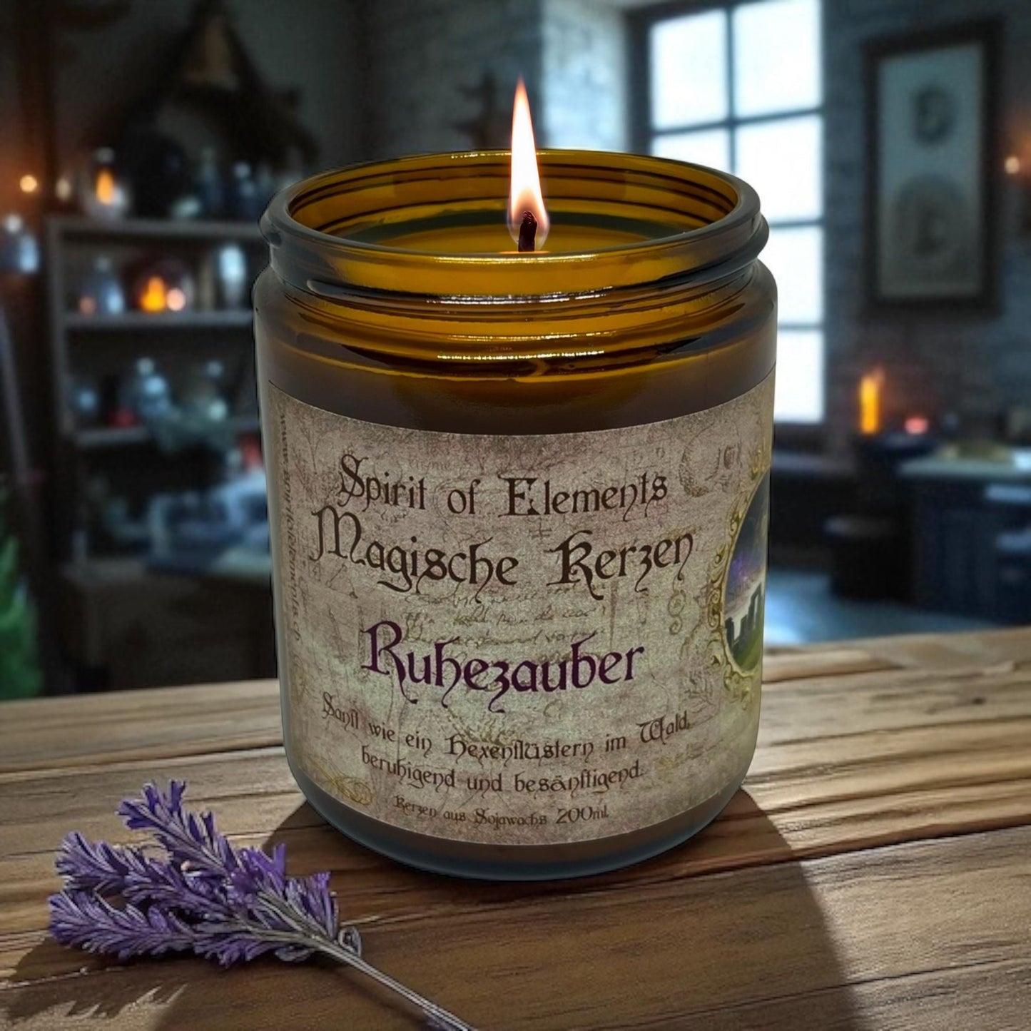 Magische Kerze „Ruhezauber“